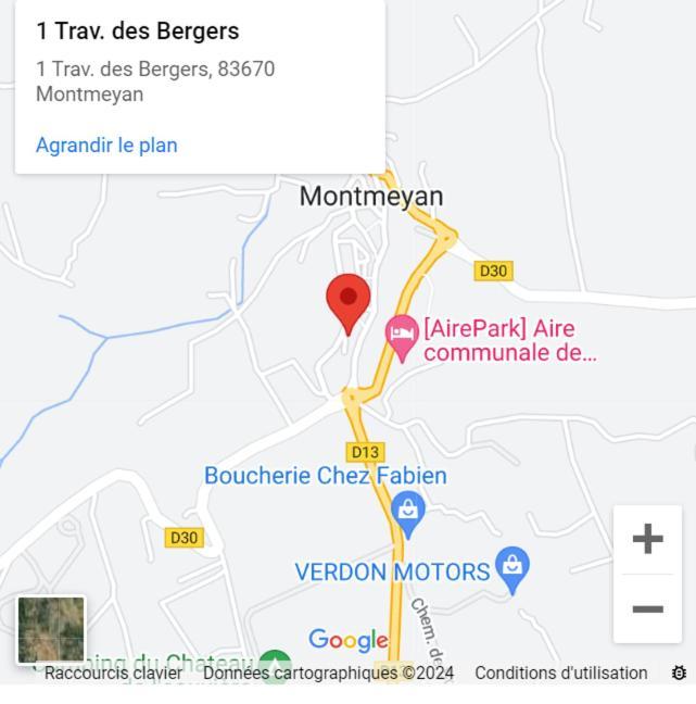 Le Cupidon Apartment Montmeyan Ngoại thất bức ảnh